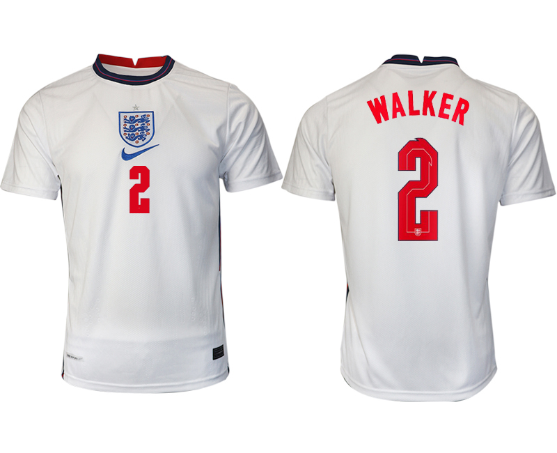 Men 2021 Europe England home AAA version #2 soccer jerseys